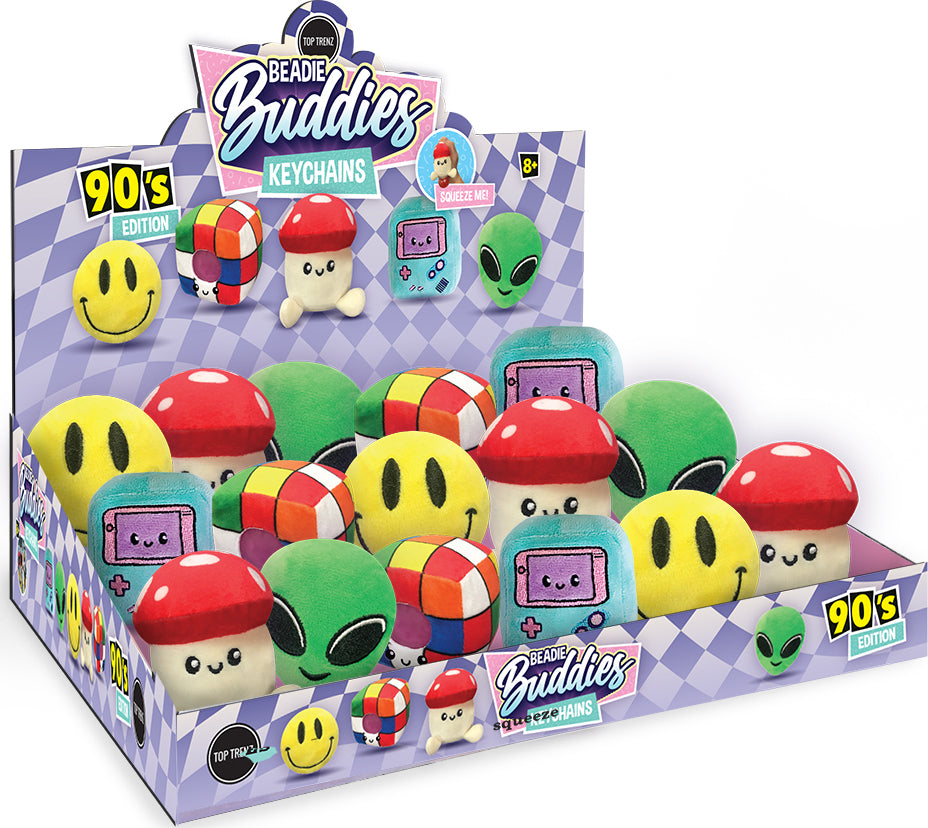 Beadie Buddies Keychain - 90's Edition (Assorted)
