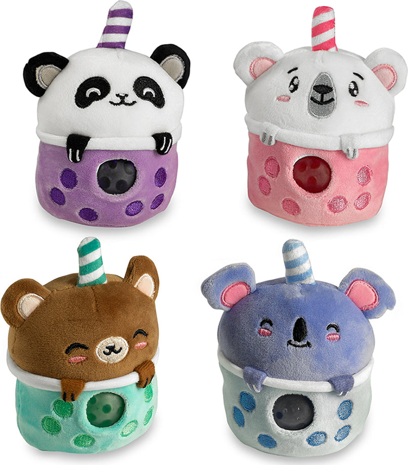 Bubble Tea Bears - Sensory Beadie Buddies Squishy Toy