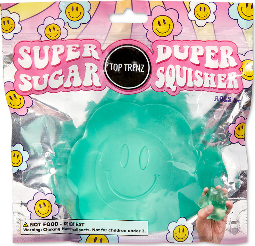 Super Duper Sugar Squisher Daisy assorted flower-themed squishy fidget toys