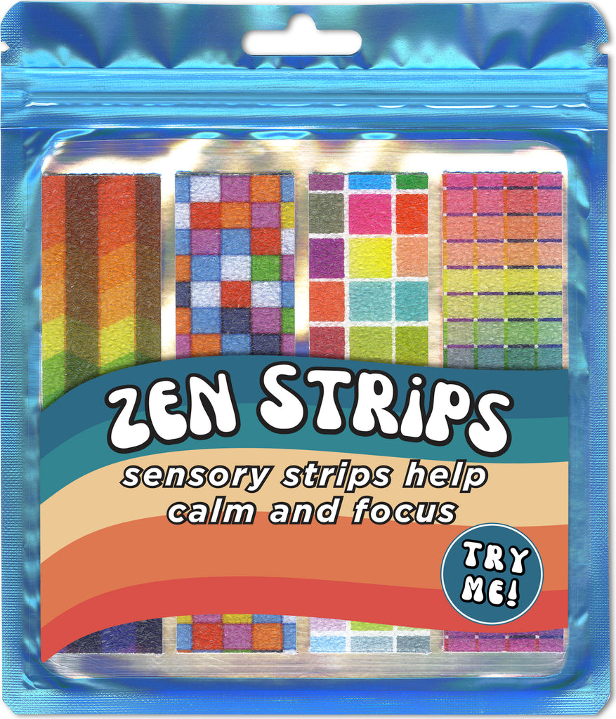 Zen Strips – Sand Brights S4 Sensory Fidget Adhesive Set