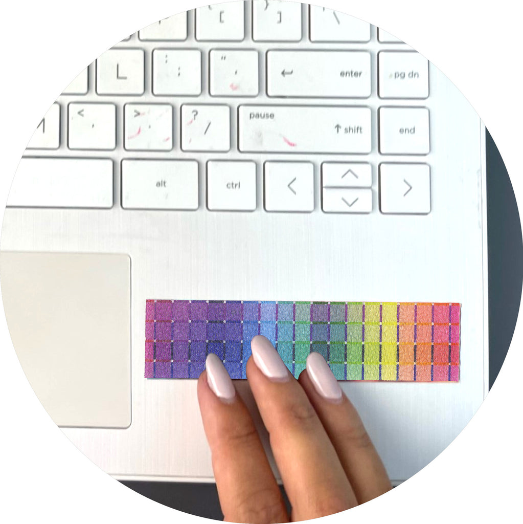 Zen Strips – Sand Brights S4 Sensory Fidget Adhesive Set