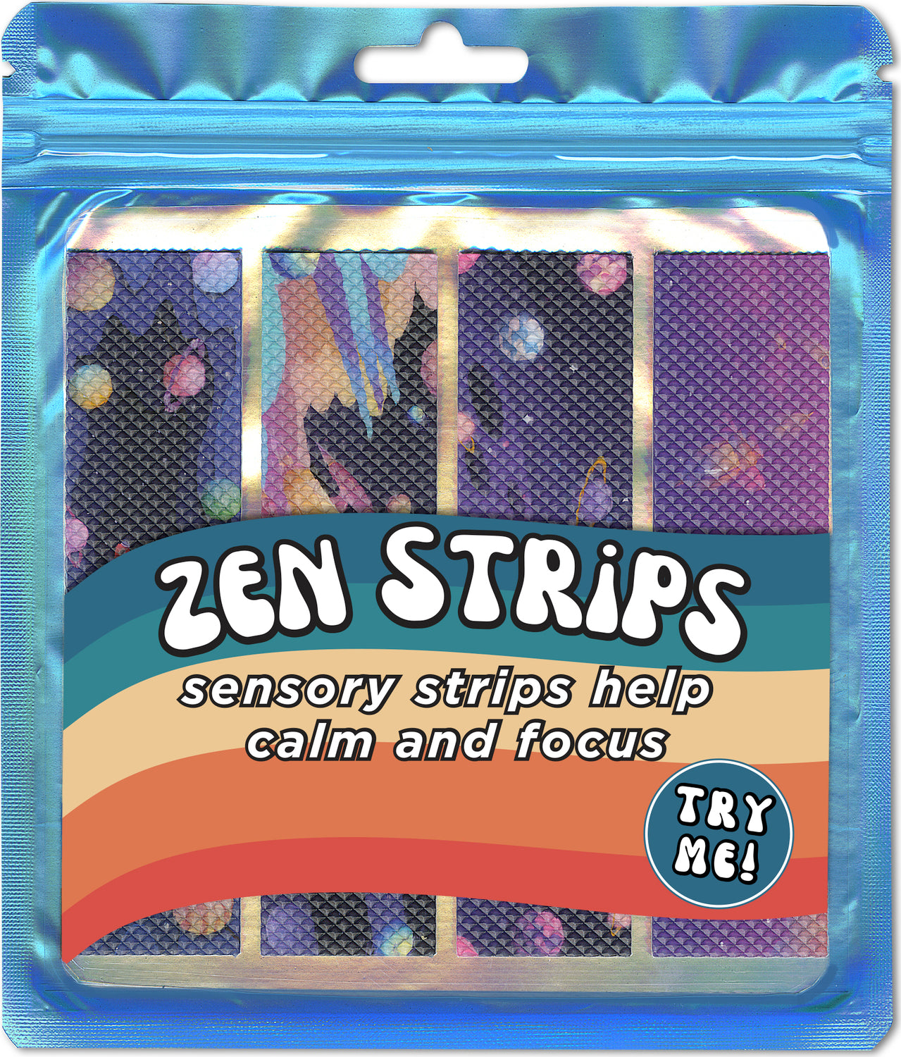 Zen Strips – Bumpy Space S5 Sensory Fidget Stickers for Focus