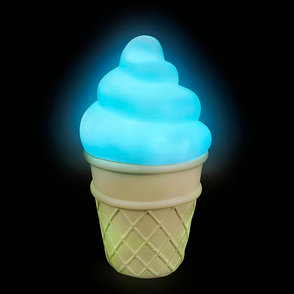 5.5" Ice Cream Cone Led Tap Lamp