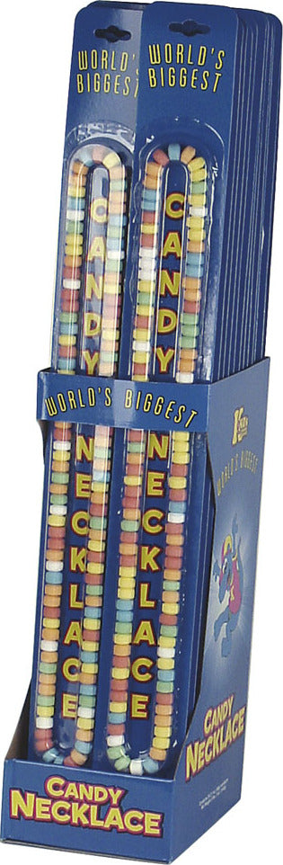 World's Biggest Candy Necklace by Toysmith measuring 30.5 inches with 120 candy pieces