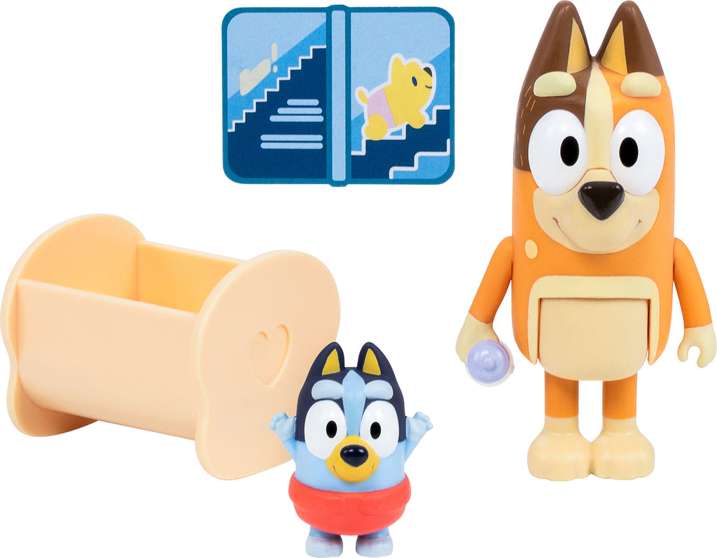 Bluey S10 Figure 2Pk Bluey & Bandit
