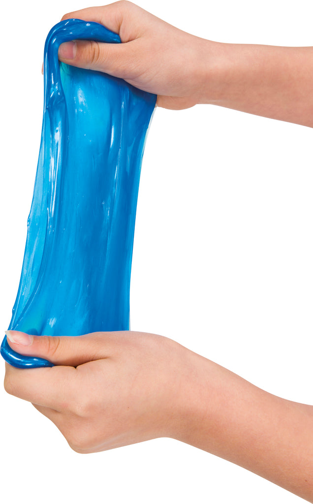 Metallic Slime assorted colors with shimmering metal-like finish in 2.75-inch travel jar by Toysmith