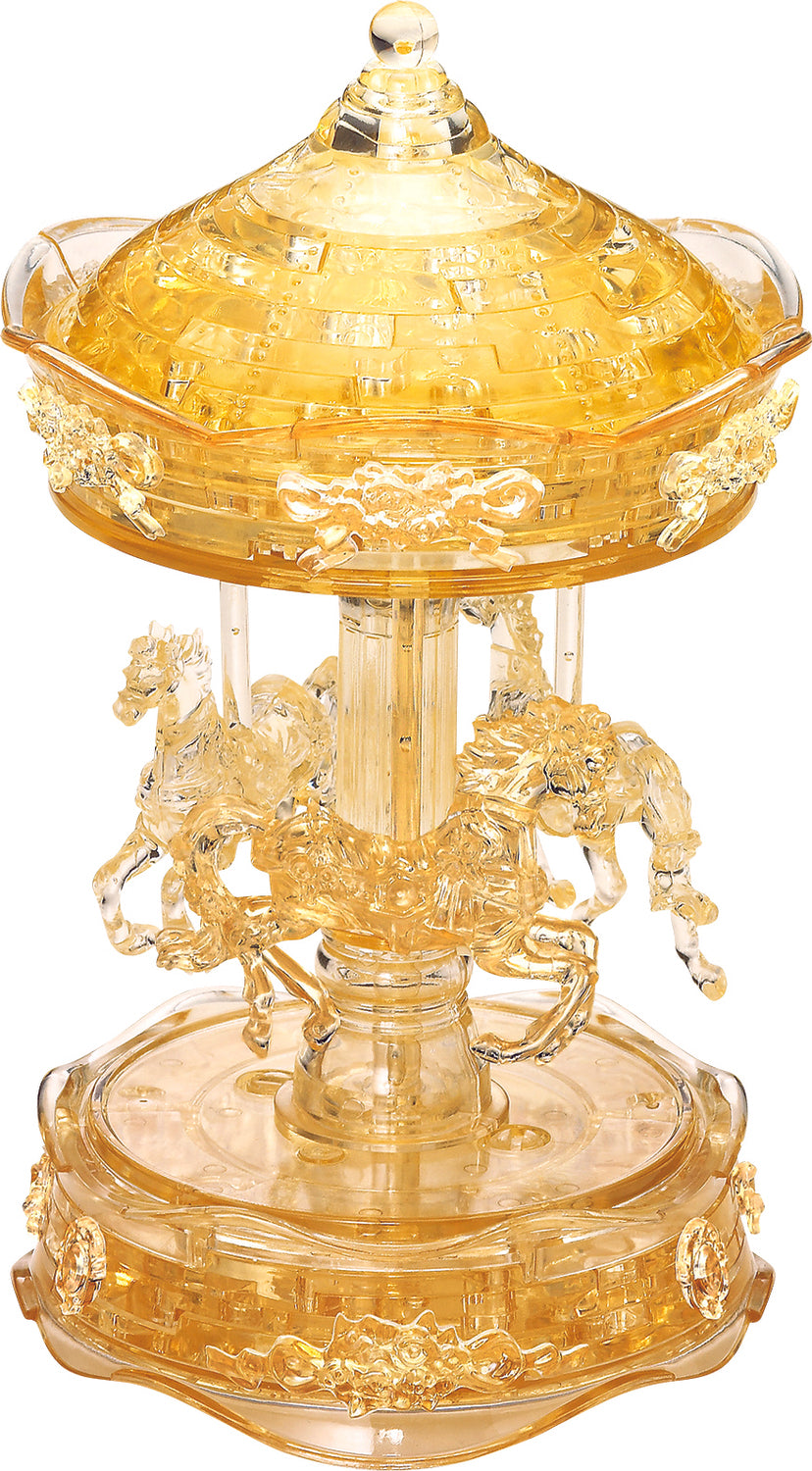 Deluxe Crystal Puzzle-Carousel (Gold)