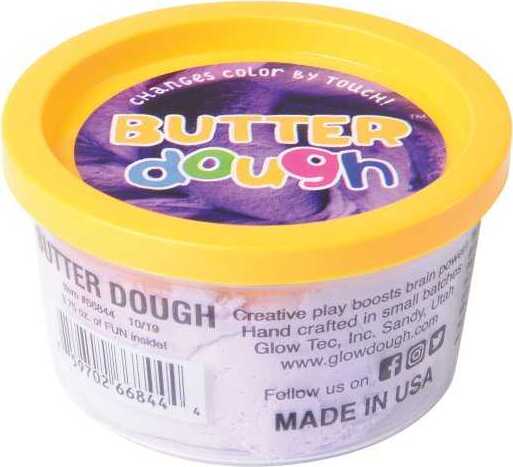 Color Changing Butter Dough 3.75oz smooth and stretchy temperature-sensitive dough in 3 inch diameter container