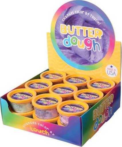 Color Changing Butter Dough 3.75oz smooth and stretchy temperature-sensitive dough in 3 inch diameter container