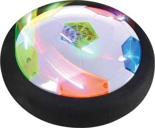Glow Air Power Soccer Disc - LED-lit air-powered soccer disc for indoor play