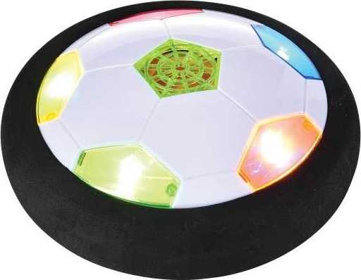 Glow Air Power Soccer Disc - LED-lit air-powered soccer disc for indoor play