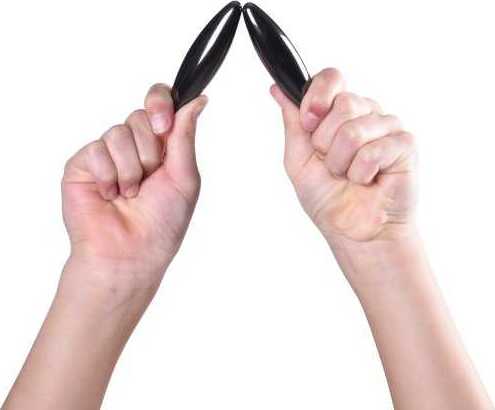 Magna Rattler Eggs magnetic metal eggs demonstrating magnetic attraction when they collide and connect with rattling sound