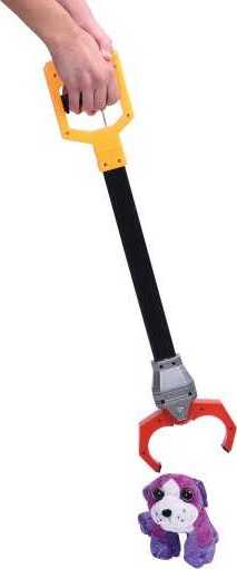 Robot claw grabber toy - 12-inch plastic pincher claw for picking up objects and science exploration