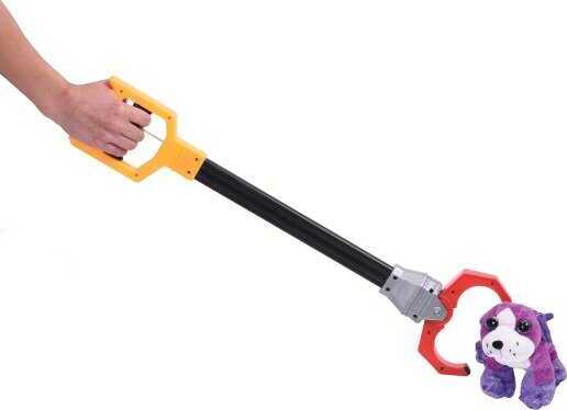 Robot claw grabber toy - 12-inch plastic pincher claw for picking up objects and science exploration