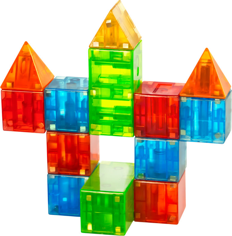 MAGNA-QUBIX® 29-Piece Magnetic Construction Set, From MAGNA-TILES®, The ORIGINAL Magnetic Building Brand