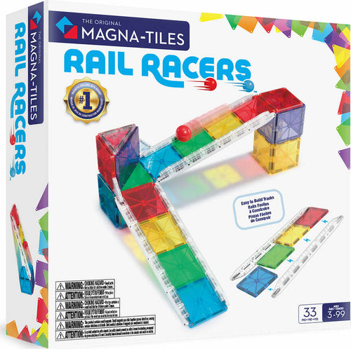 Magna-Tiles Rail Racers 33 Piece