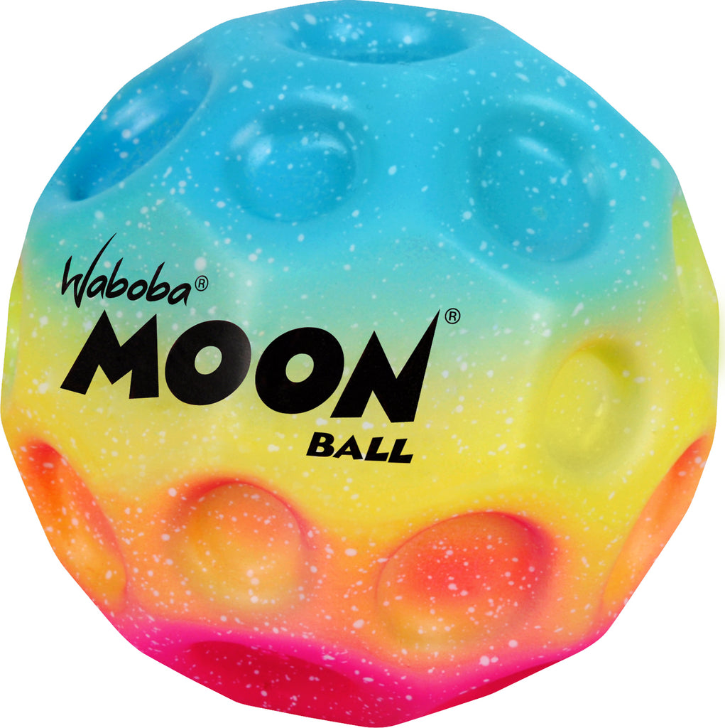 Waboba Gradient Rainbow Moon Ball (assorted colors) - Colorful gradient moon ball with rainbow ombre design