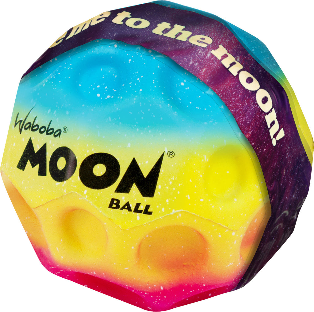 Waboba Gradient Rainbow Moon Ball (assorted colors) - Colorful gradient moon ball with rainbow ombre design