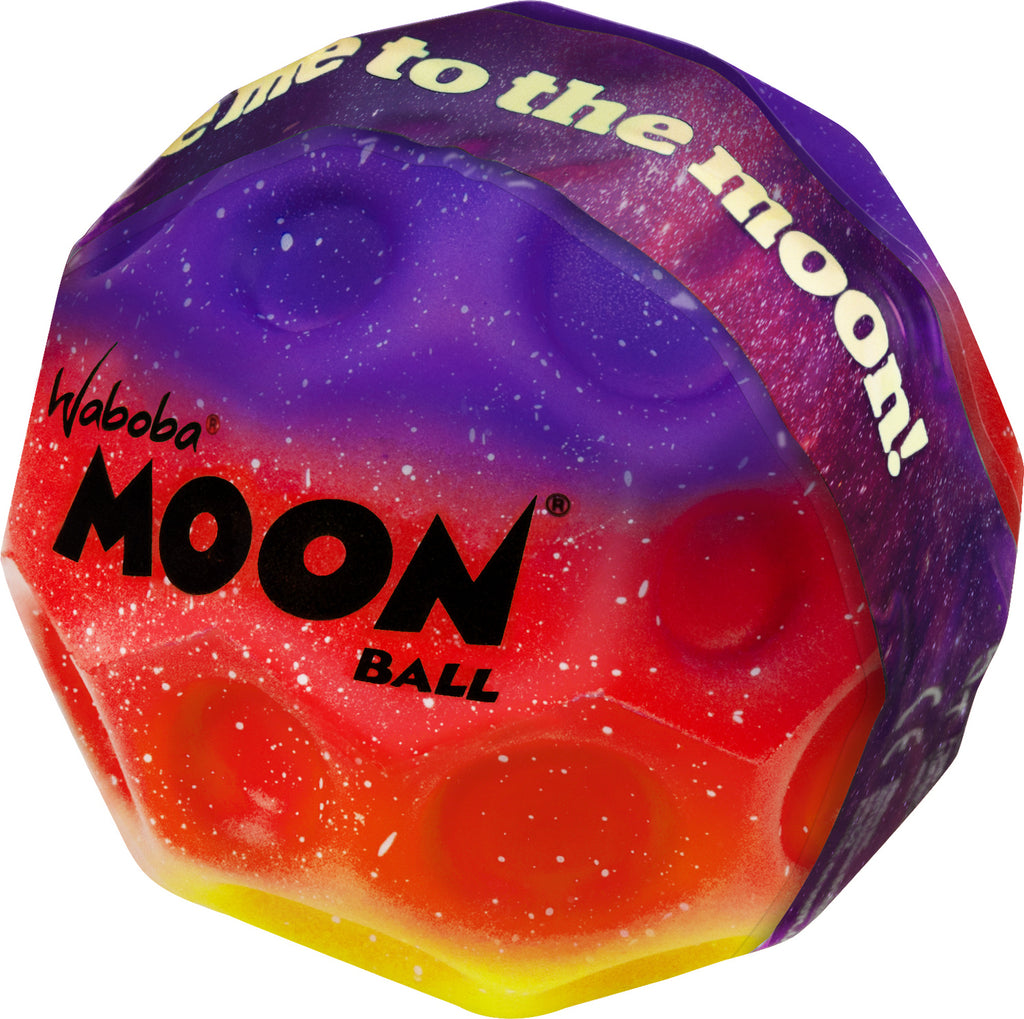 Waboba Gradient Rainbow Moon Ball (assorted colors) - Colorful gradient moon ball with rainbow ombre design