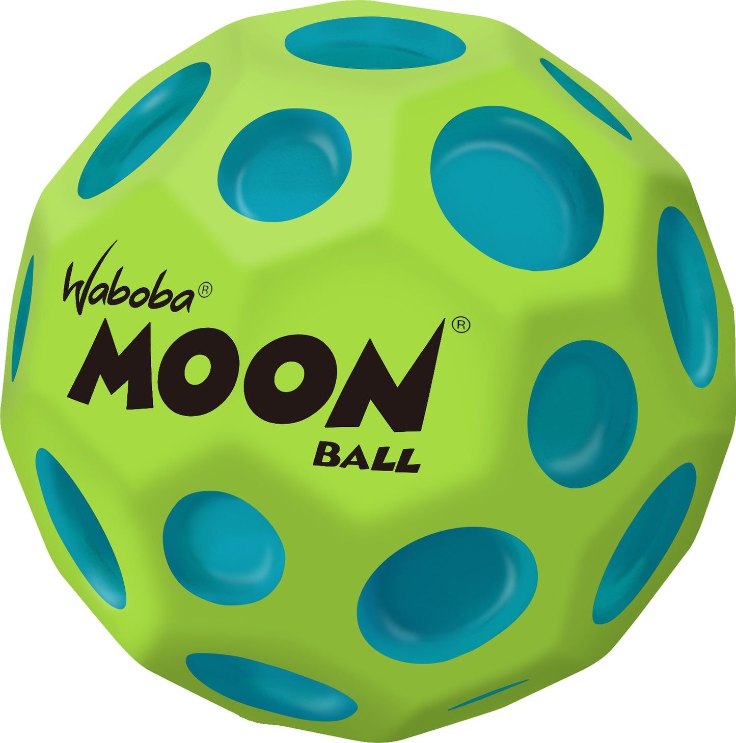 Martian Moon Ball (assorted colors) - Martian-themed moon ball with gravity-defying bounce