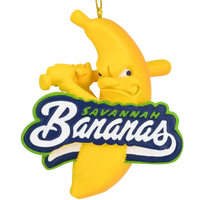 Savannah Bananas Logo Official Banana Ball Ornament - Limited Edition