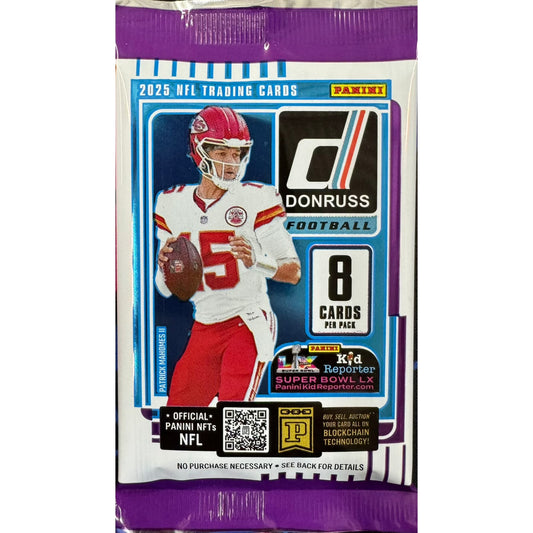 2025 NFL Donruss Football Trading Card Pack – Rated Rookies