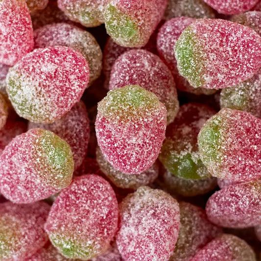 1/2 Pound Mini Sour Strawberries