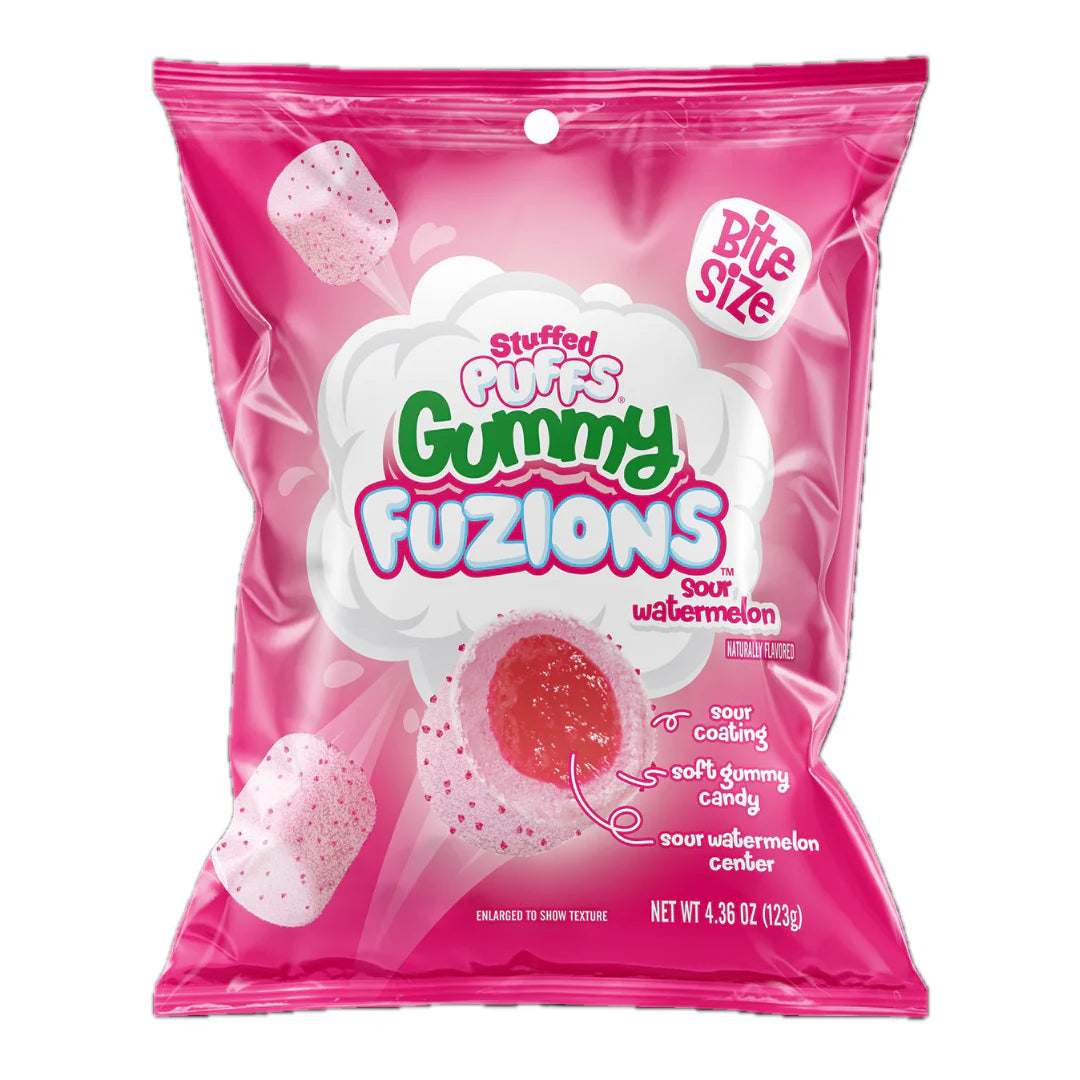Sour Watermelon Gummy Fusion Candy