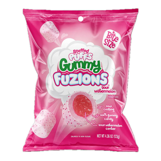 Sour Watermelon Gummy Fusion Candy