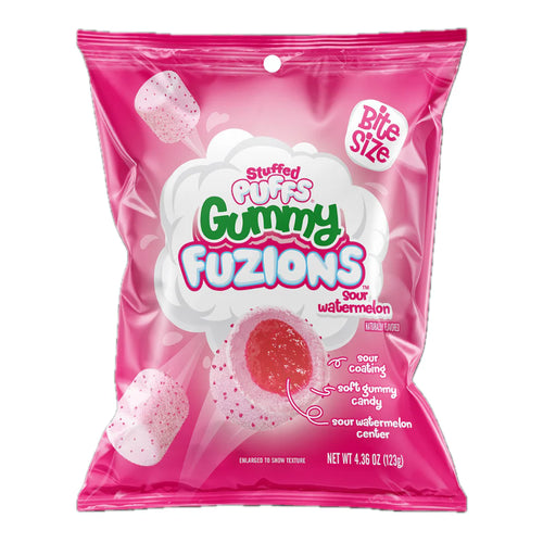 Sour Watermelon Gummy Fusion Candy