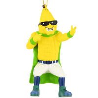 Savannah Bananas Mascot Split Official Banana Ball Ornament - Limited Edition