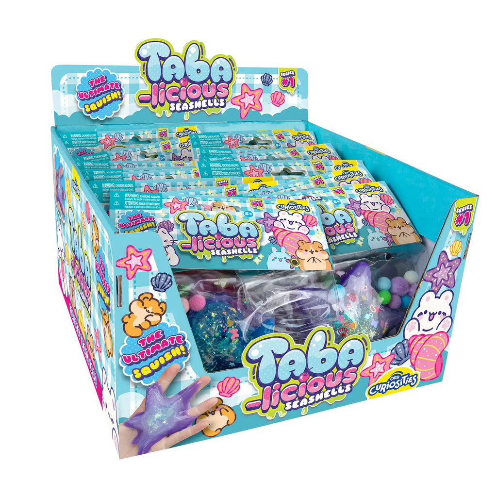 Taba Squishies Seashells by Orb Factory – Scented, Slow-Rise Squishy Toy Set