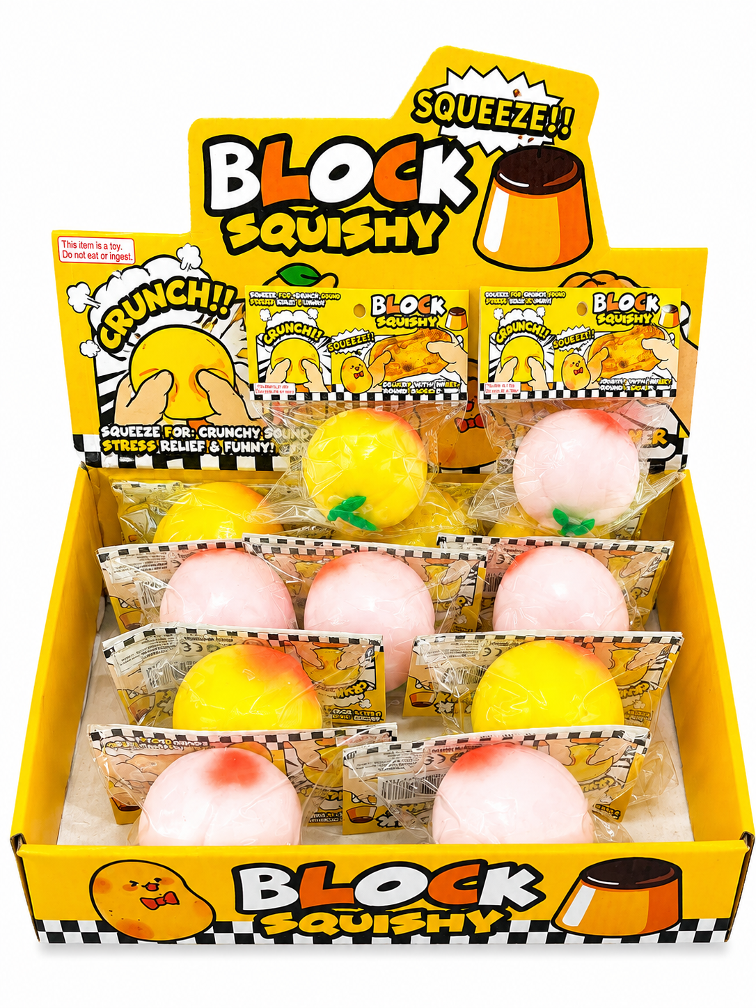 Peach Crunchy Squishy