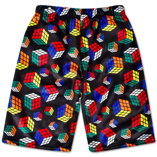 Rubikfts Cube Fleece Shorts