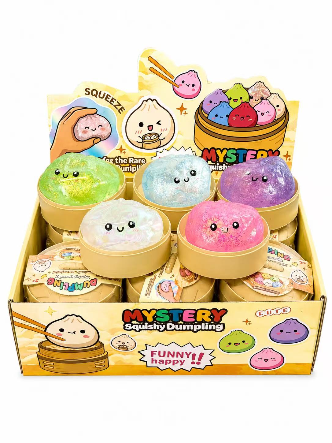 Vaseline Dumpling Squishy – Soft Gel Sensory Fidget Toy