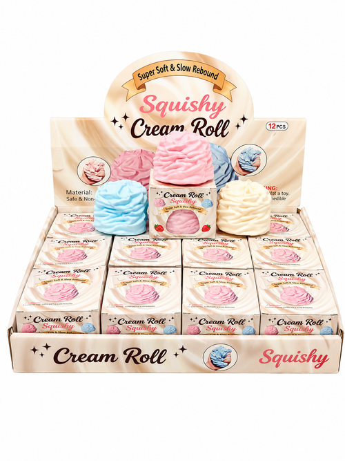 Crunchy Cream Roll Squishy