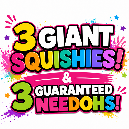 Jumbo Squishy Gift Set W/ Needohs