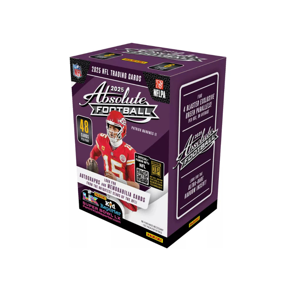 2025 Panini Absolute NFL Blaster Box – Rookies, Parallels & Kaboom!