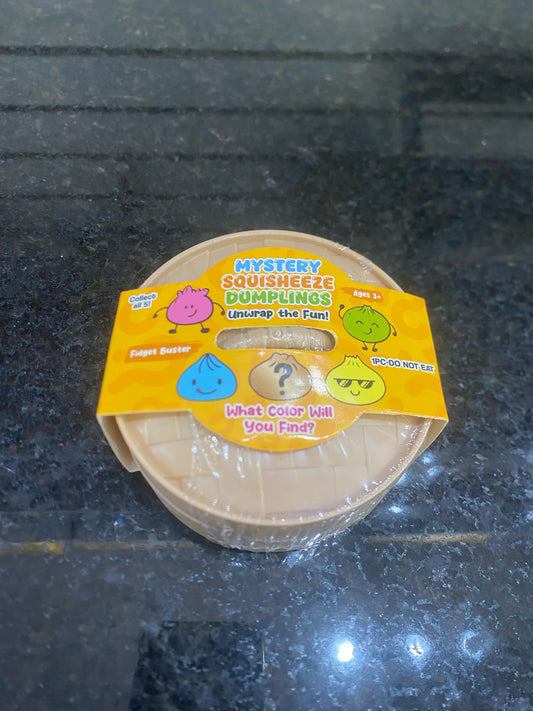 Rainbow Squishy Dumpling Mystery Bun