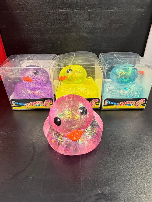 Sugar Filled Squeezy Duck Sensory Toy | Cute Stress Relief Squishy