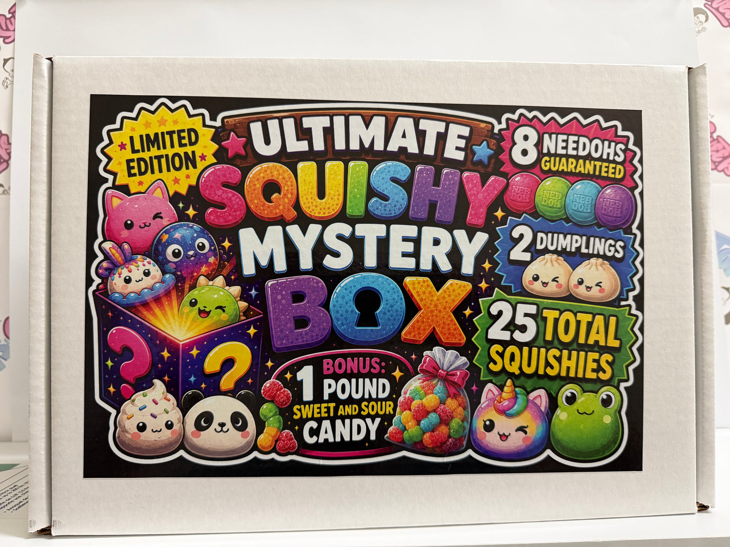 Ultimate Squishy Mystery Box – 25 Squishies + Guaranteed NeeDoh® & Dumplings | Limited Edition