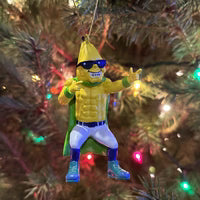 Savannah Bananas Mascot Split Official Banana Ball Ornament - Limited Edition