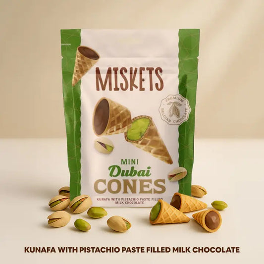 Mini Dubai Chocolate Cones