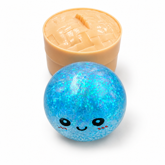 Mini Sugar Dumpling Squishy slow-rising sensory fidget toy with soft sugar texture in assorted colors