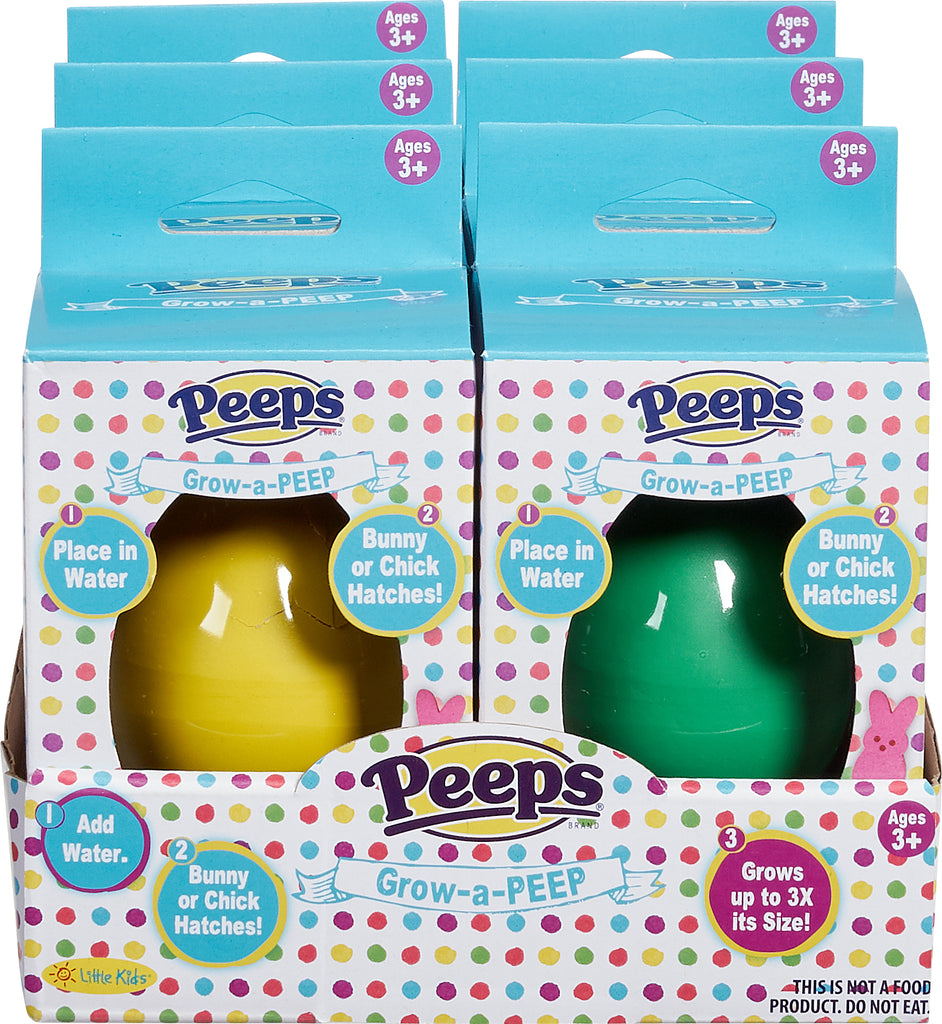 PEEPS Grow-a-PEEP expandable toy that grows in water, featuring iconic PEEPS marshmallow character design