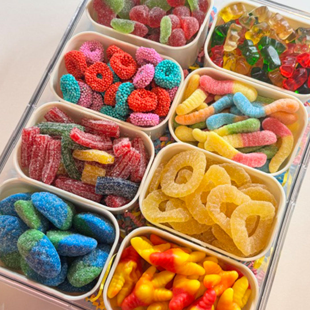 Candy Box – 8 Compartment Gift Set – Toys and Sweets