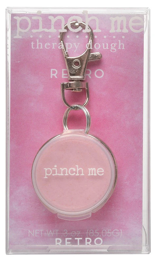 Retro Clip On Pinch Me Dough vintage-inspired portable sensory fidget toy with clip