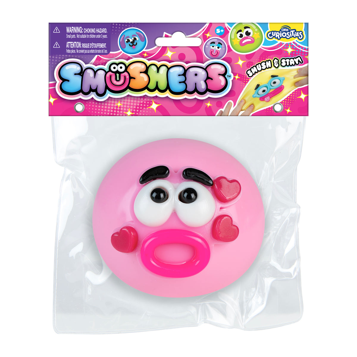 ORB Curiosities™ Smushers Squishy Toy – Styles May Vary