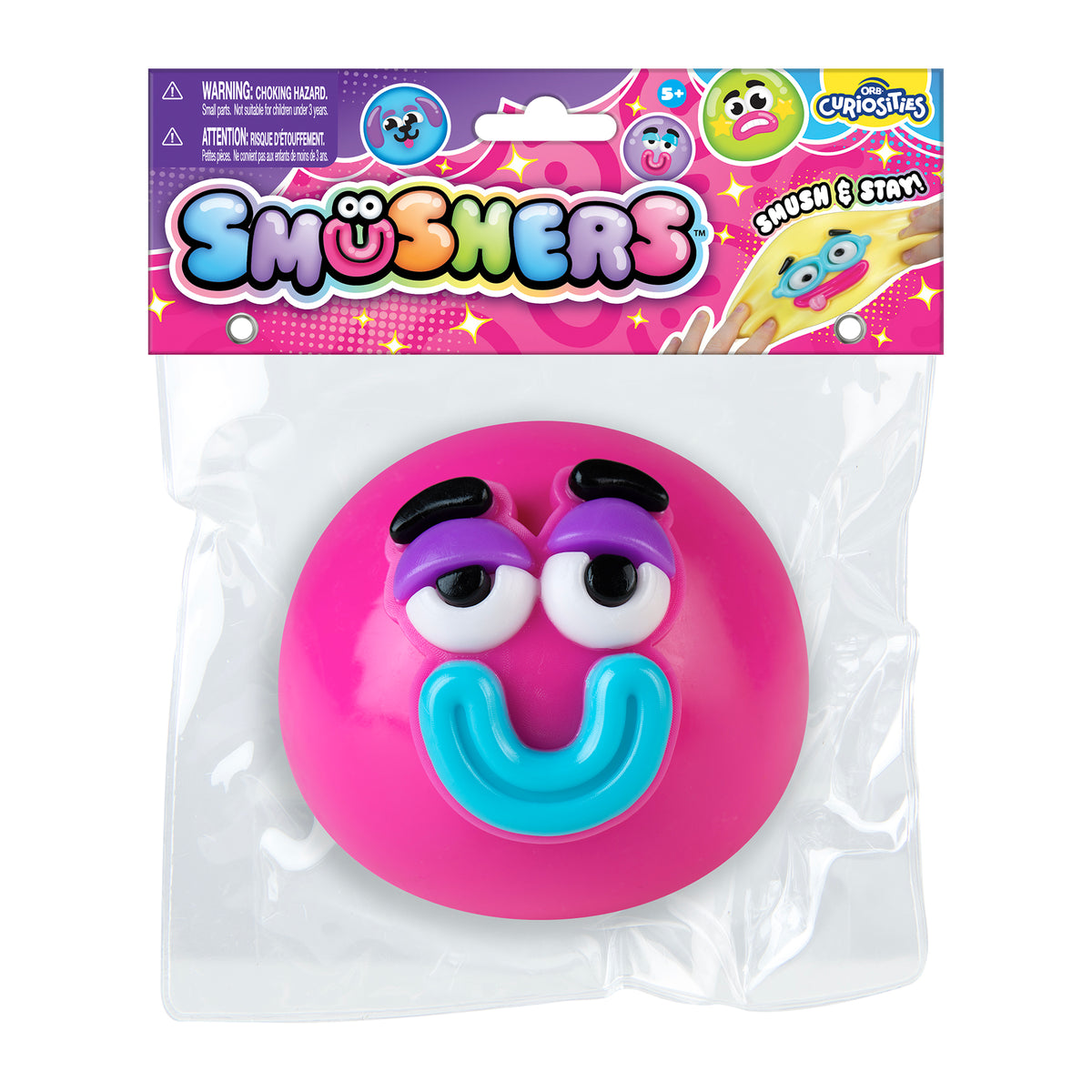 ORB Curiosities™ Smushers Squishy Toy – Styles May Vary