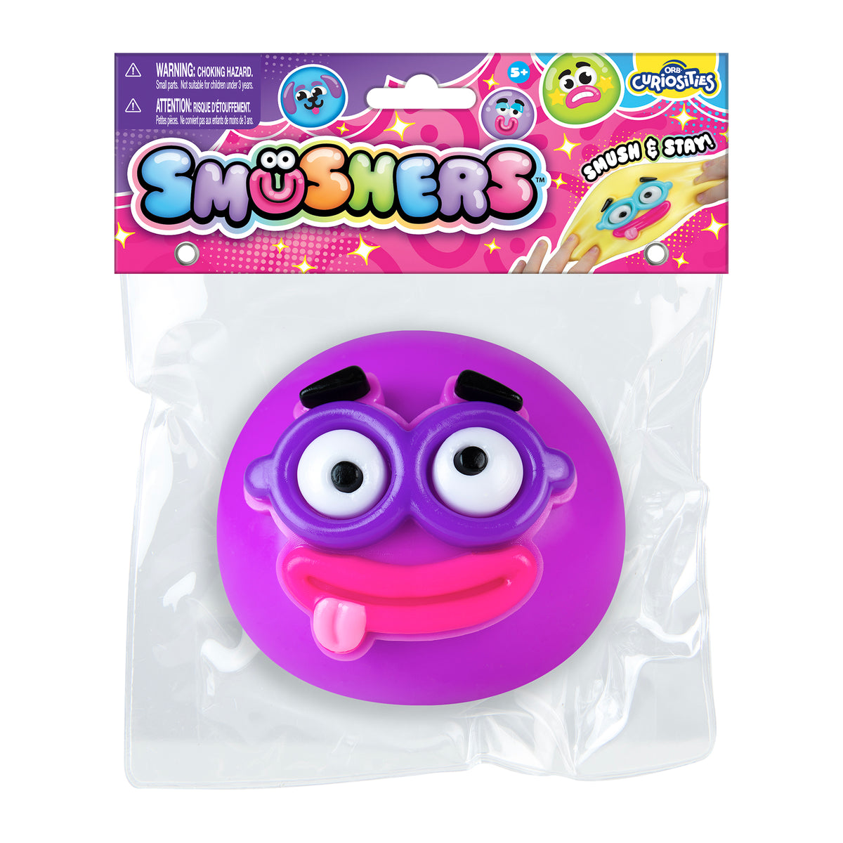 ORB Curiosities™ Smushers Squishy Toy – Styles May Vary